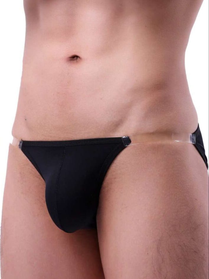 FANDY Men's Ice Silk High Cut U-Convex Triangular Underwear